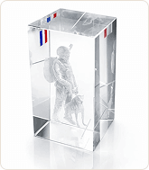 Trophée maitre chien en 3 D